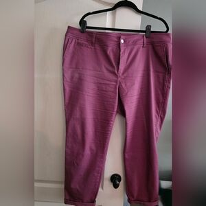 Purpleish PINK Ankle Pants